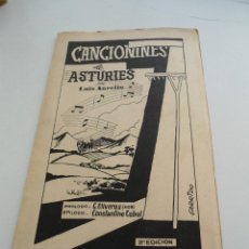 Libros de segunda mano: CANCIONINES DE ASTURIES - LUIS AURELIO - ED. LA NUEVA ESPAÑA - 1961. Lote 50653180