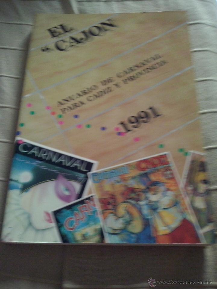 Libros de segunda mano: carnaval de cadiz anuario el cajon 1991 365 paginas