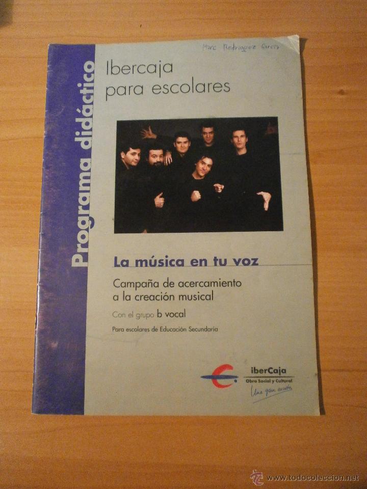 Libros de segunda mano: PROGRAMA DIDACTICO -- IBERCAJA PARA ESCOLARES - Foto 1