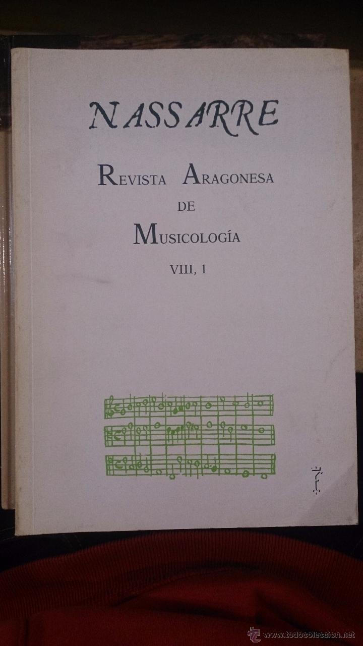 Libri di seconda mano: NASSARRE. Revista Aragonesa de Musicolog&iacute;a (Zaragoza, 1992)