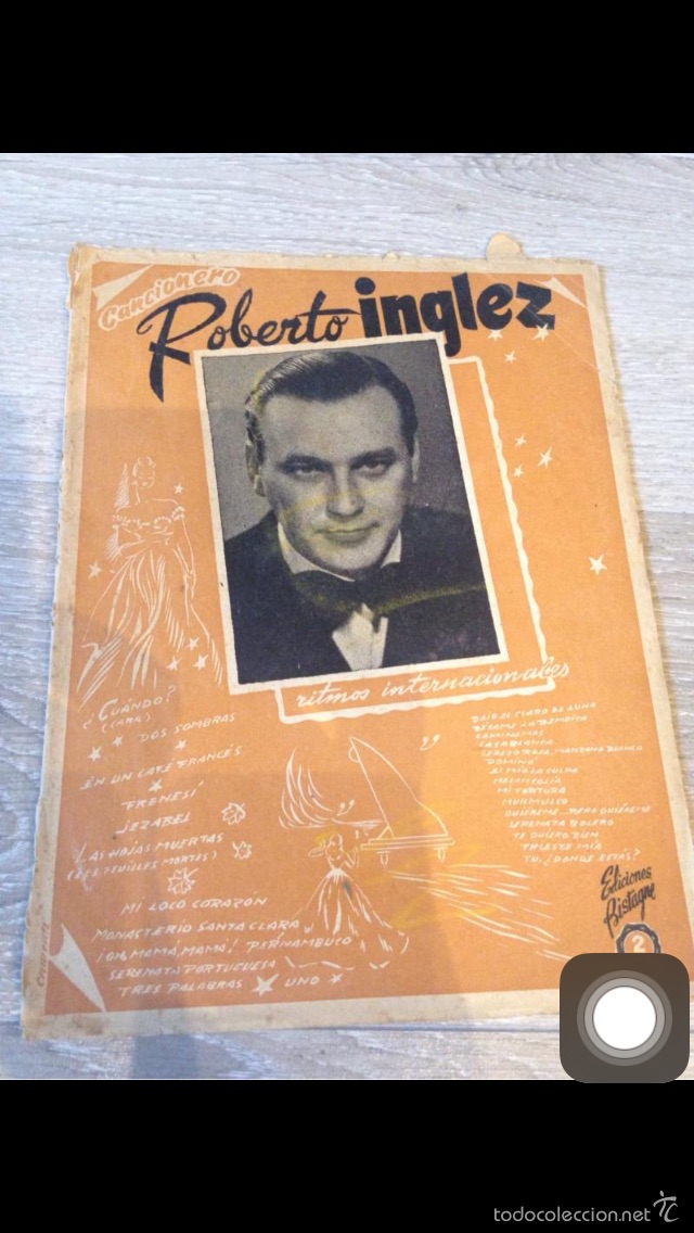 Libros de segunda mano: Cancionero roberto inglez
