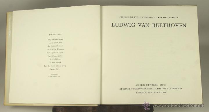 Gebrauchte B&uuml;cher: 6968 - LUDWIG VAN BEETHOVEN. VV. AA.(VER DESCRIP). EDI. AHR. 1969.