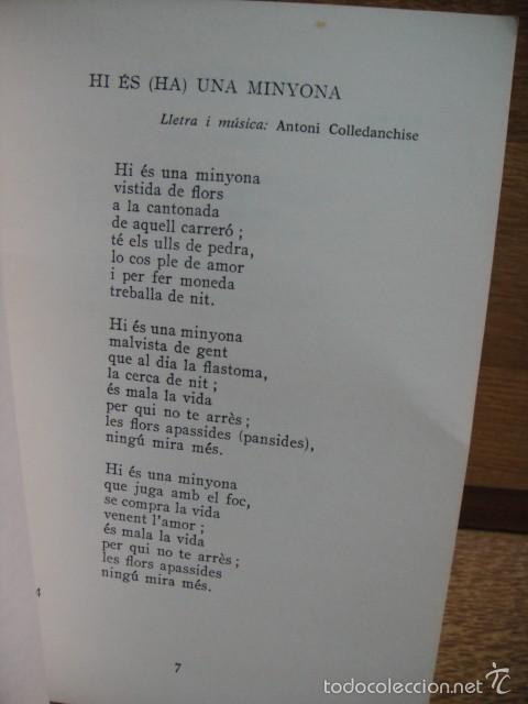 Libros de segunda mano: iii mostra de cancons alguereses - Foto 3