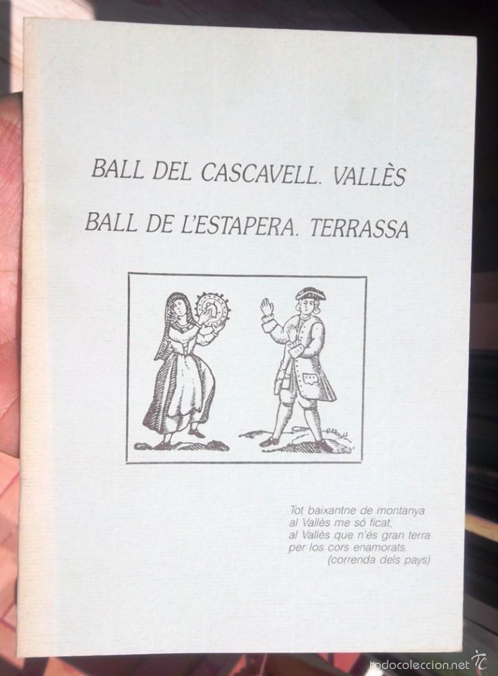 Gebrauchte B&uuml;cher: Ball del cascavell, Vall&egrave;s; Ball de l'estapera, Terrassa.1990 Fitxa 8 p molt bon estat v foto
