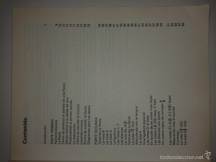 Libros de segunda mano: COMO TOCAR LA FLAUTA 1987  HOWARD HARRISON   ED.  EDAF - Foto 3