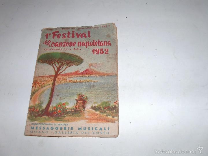 Second hand books: 1&deg; FESTIVAL DE LA CANZONE NAPOLETANA