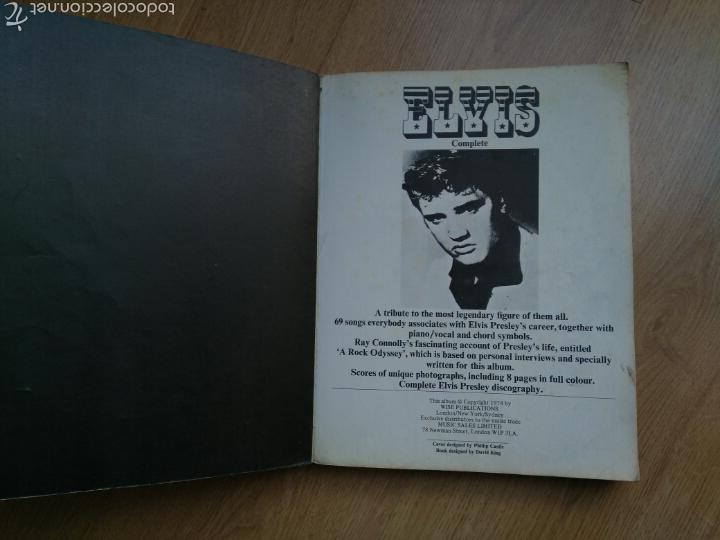 Libros de segunda mano: Elvis. Complete. Elvis Presley. Wise publications, 1974 - Foto 4