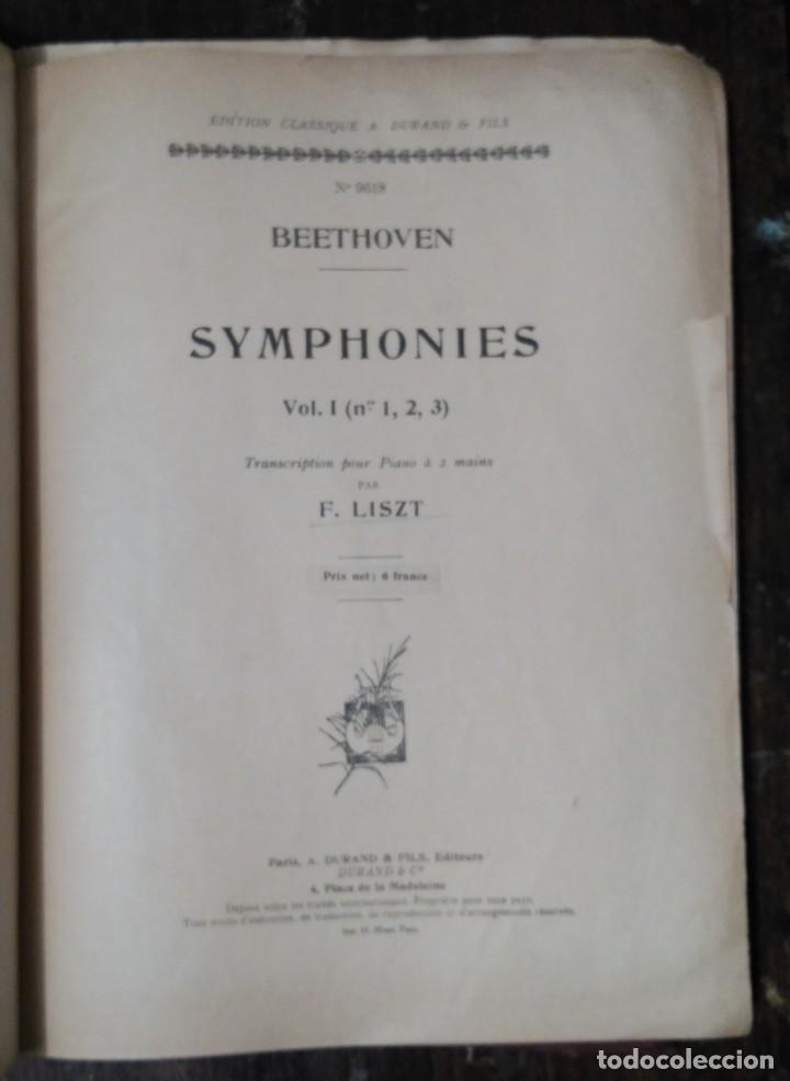 Libros de segunda mano: Symphonies - Beethoven (vol. n&ordm; 1, 2, 3) - Foto 1