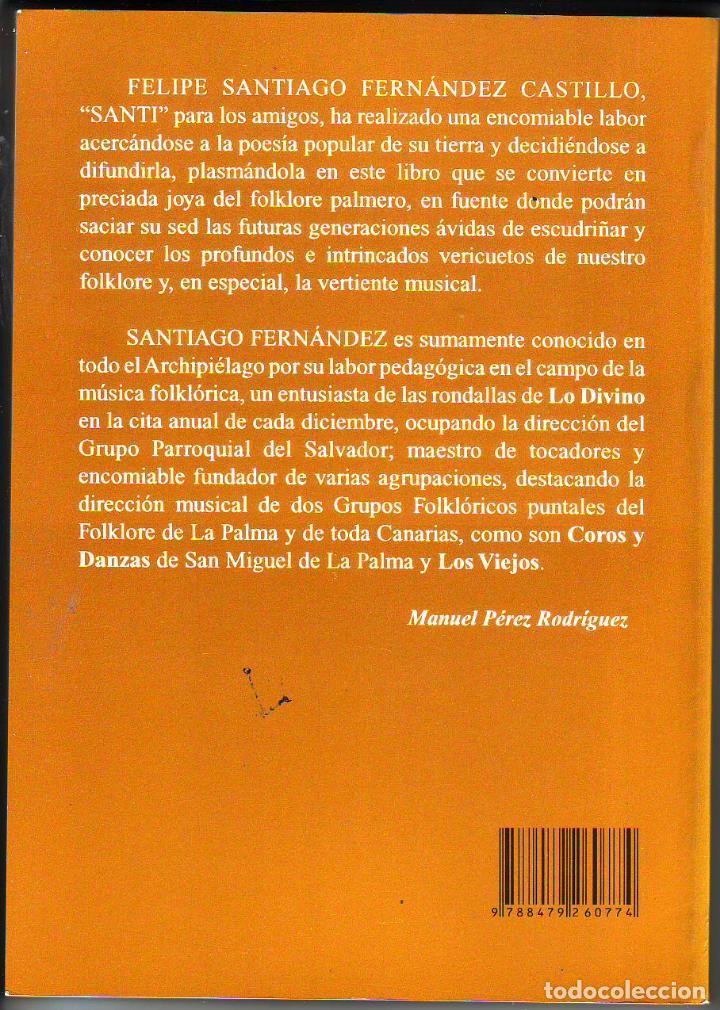 Libros de segunda mano: COPLAS PALMERAS - TENERIFE - Foto 2