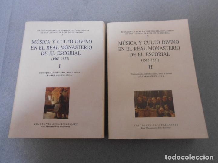Libri di seconda mano: MUSICA Y CULTO DIVINO EN EL REAL MONASTERIO DE EL ESCORIAL