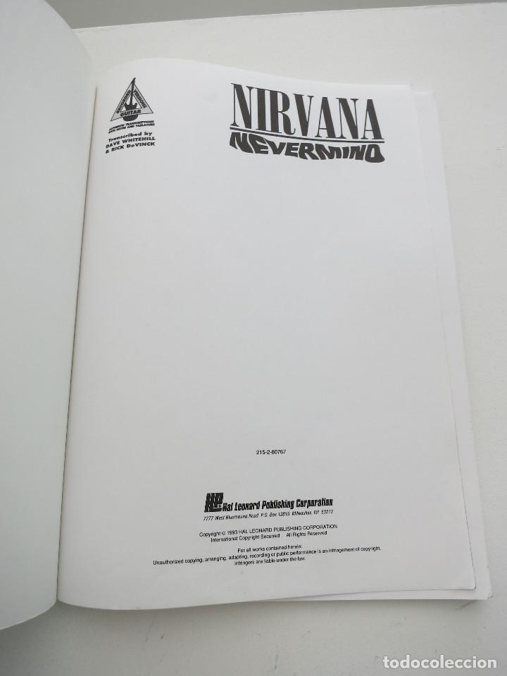 Libros de segunda mano: NIRVANA NEVERMIND RECORDED VERSIONS GUITAR - Foto 2