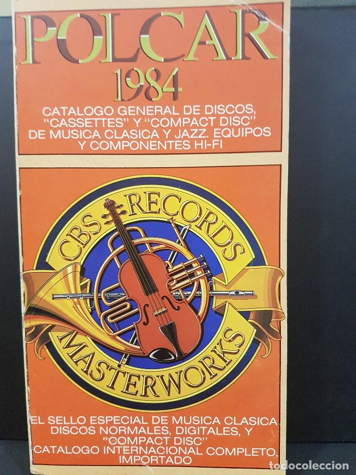 Gebrauchte B&uuml;cher: POLCAR 1984,CAT&Aacute;LOGO GENERAL DE M&Uacute;SICA CLASICA Y JAZZ. EQUIPOS Y COMPONENTES HI-FI