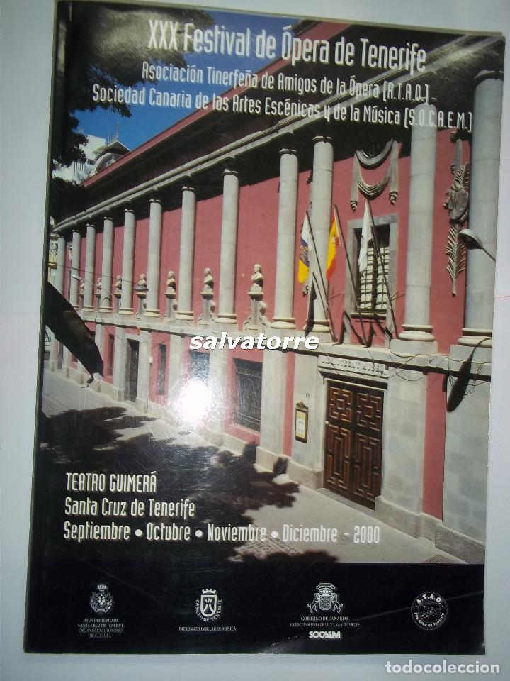 Gebrauchte B&uuml;cher: XXX FESTIVAL OPERA TENERIFE.CON CARTEL LUCIA DE LAMMERMOOR DE DONIZETTI.LIBRETO.CANARIAS.