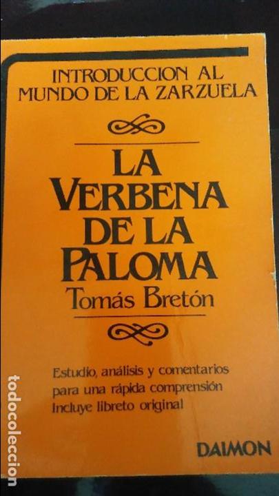 Gebrauchte B&uuml;cher: Introducci&oacute;n al mundo de la zarzuela. La verbena de la Paloma