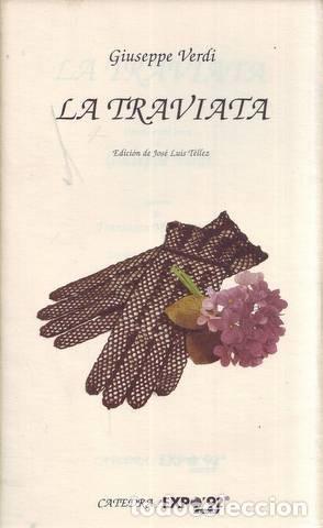 Libros de segunda mano: GIUSEPPE VERDI: LA TRAVIATA. Con el texto de la &oacute;pera biling&uuml;e - Foto 1