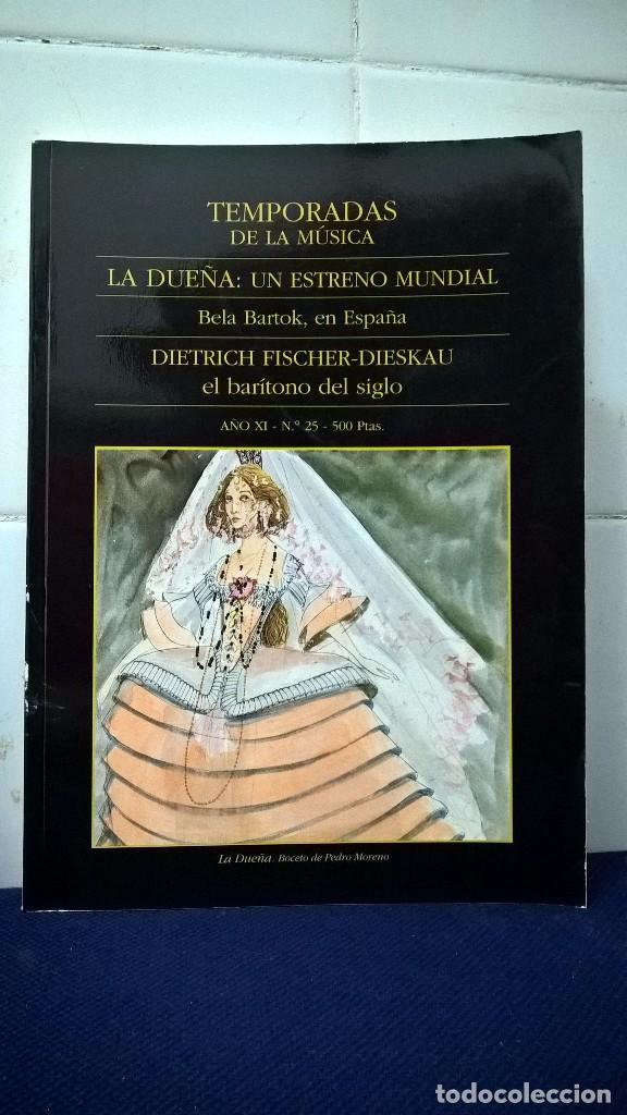 Libri di seconda mano: REVISTA TEMPORADAS DE LA M&Uacute;SICA A&Ntilde;O XI N&ordm; 25 - BUEN ESTADO