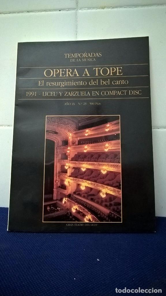 Libri di seconda mano: REVISTA TEMPORADAS DE LA M&Uacute;SICA A&Ntilde;O IX N&ordm; 23 - BUEN ESTADO