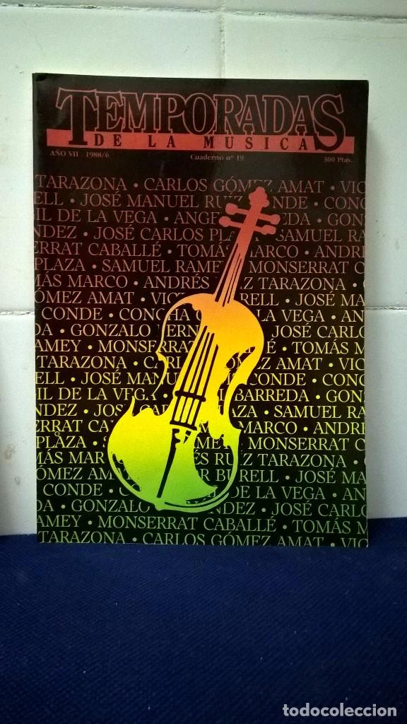 Livres d'occasion: REVISTA TEMPORADAS DE LA M&Uacute;SICA A&Ntilde;O VII N&ordm; 19 - BUEN ESTADO