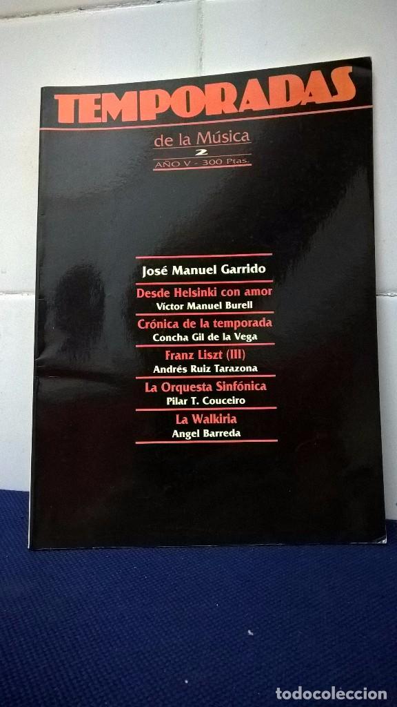 Libri di seconda mano: REVISTA TEMPORADAS DE LA M&Uacute;SICA A&Ntilde;O V N&ordm; 2 - BUEN ESTADO