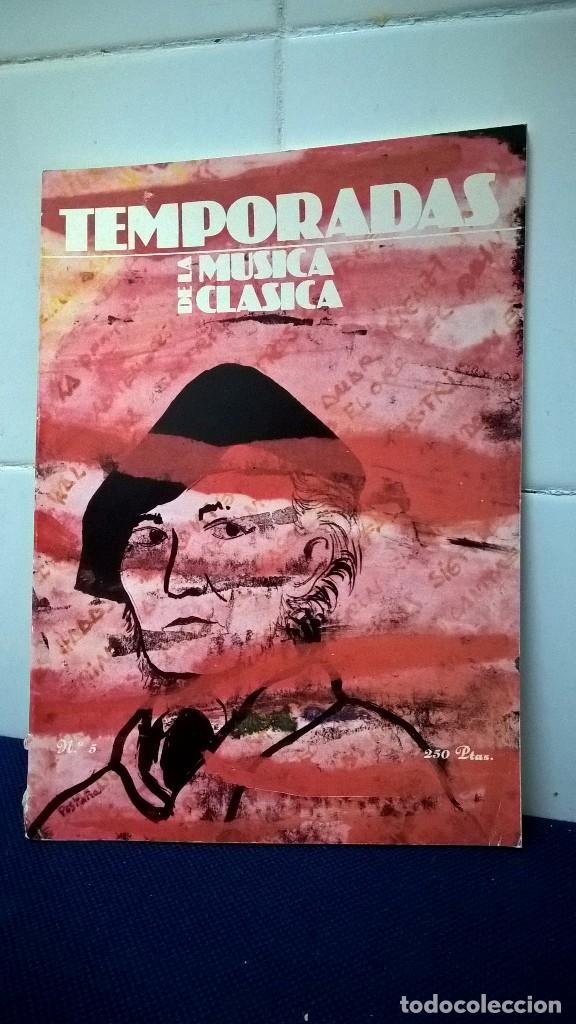 Libri di seconda mano: REVISTA TEMPORADAS DE LA M&Uacute;SICA CLASICA N&ordm; 5 - BUEN ESTADO