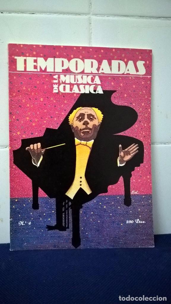Libri di seconda mano: REVISTA TEMPORADAS DE LA M&Uacute;SICA CLASICA N&ordm; 4 - BUEN ESTADO