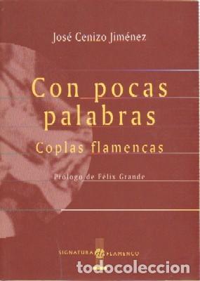 Second hand books: CON POCAS PALABRAS. CENIZO JIMENES, JOSE. FL-245