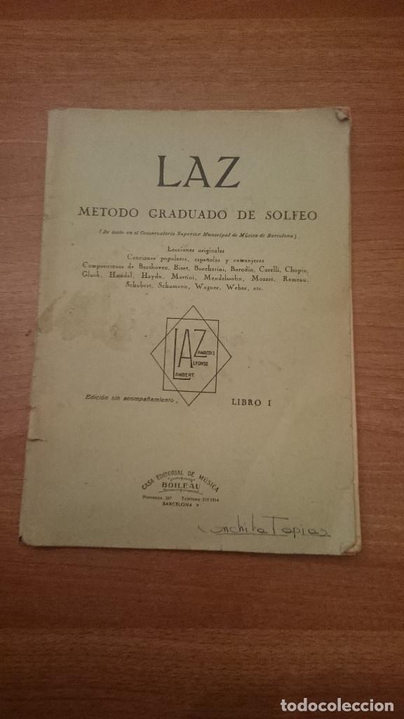 Libros de segunda mano: LAZ METOD GRADUADO -DE SOLFEO - Foto 1