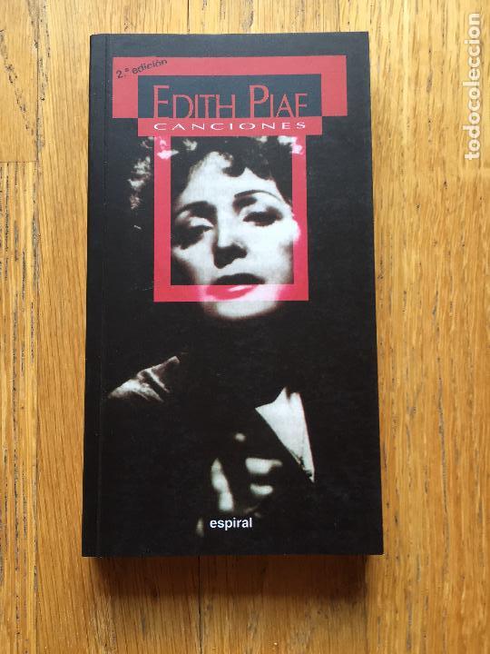 Libros de segunda mano: EDITH PIAF CANCIONES, Espiral - Foto 1