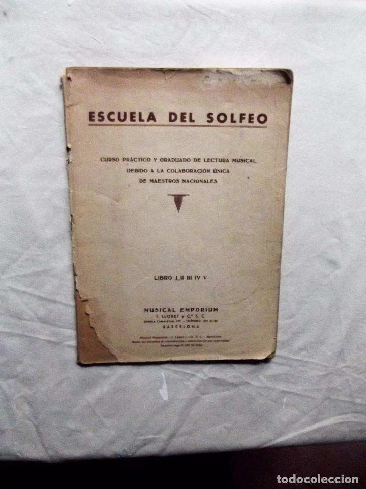 Libros de segunda mano: ESCUELA DE SOLFEO - Foto 1