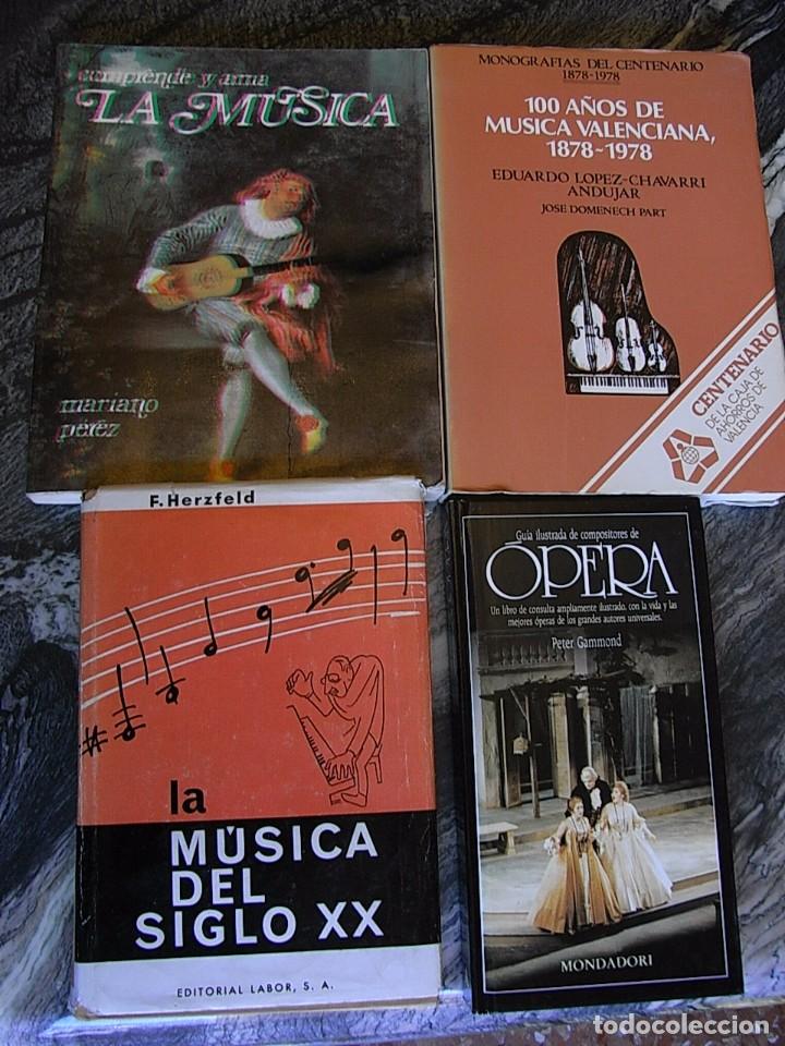 Libros de segunda mano: CUATRO LIBROS TEMATICA MUSICAL, VER DETALLE. - Foto 1