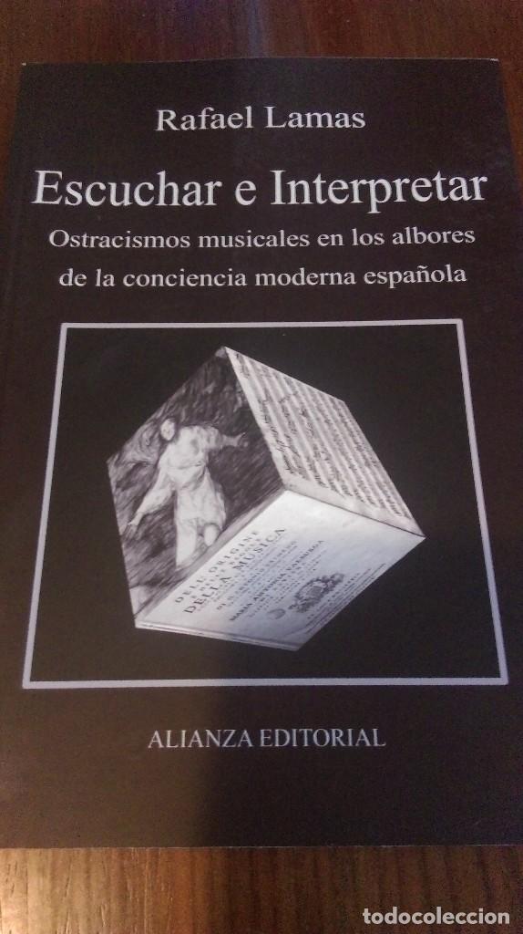 Libros de segunda mano: Escuchar e interpretar. Rafael Lamas - Foto 1