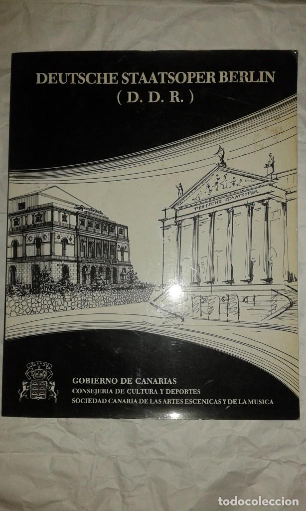 Second hand books: Deutsche Staatsoper Berlin Opera - Canarias 1986