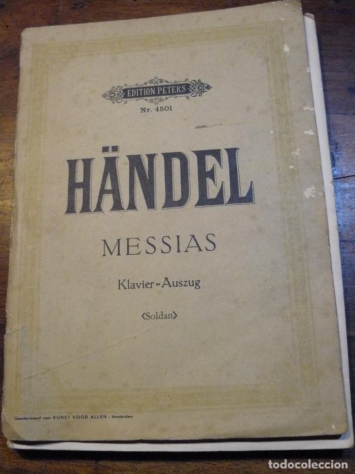 Libros de segunda mano: LIBRO PARTITURAS EL MESSIAS DE H&Auml;NDEL - Foto 1