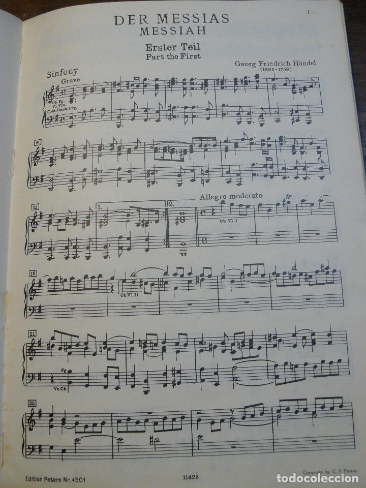 Libros de segunda mano: LIBRO PARTITURAS EL MESSIAS DE H&Auml;NDEL - Foto 4