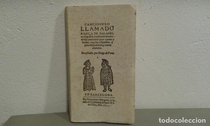 Second hand books: CANCIONERO LLAMADO DAN&Ccedil;A DE GALANES DE DIEGO DE VERA EDIT.CASTALIA 1949