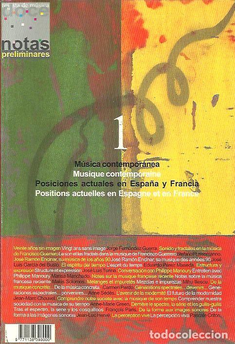 Libri di seconda mano: DOCE NOTAS. PRELIMINARES. N.1. MUSICA CONTEMPORANEA. POSICIONES ACTUALES EN ESPA&Ntilde;A Y FRANCIA. - REVI