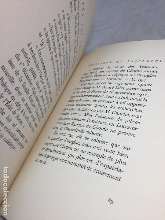 Libros de segunda mano: Notes sur Chop&iacute;n Andr&eacute; Gide 1948 - Foto 10