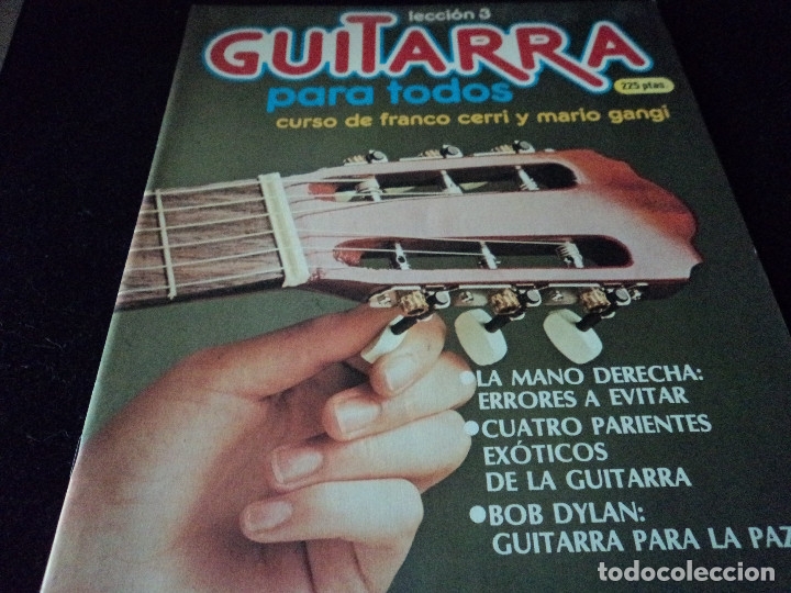 Libri di seconda mano: REVISTA ANTIGUA , GUITARRA PARA TODOS , LECCION   2 y 3  , ED DELTA ,