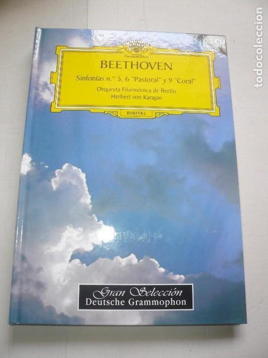 Libros de segunda mano: Beethoven-Sinfon&iacute;as 5, 6 y 9-Orquesta Filarm&oacute;nica de Berl&iacute;n