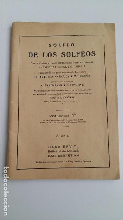 Libros de segunda mano: SOLFEO DE LOS SOLFEOS. VOLUMEN 1 - Foto 1