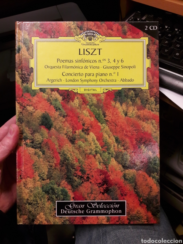 Libros de segunda mano: LISZT. Libro disco Deutsche Grammophon. Con 2 CD. NUEVO - Foto 1