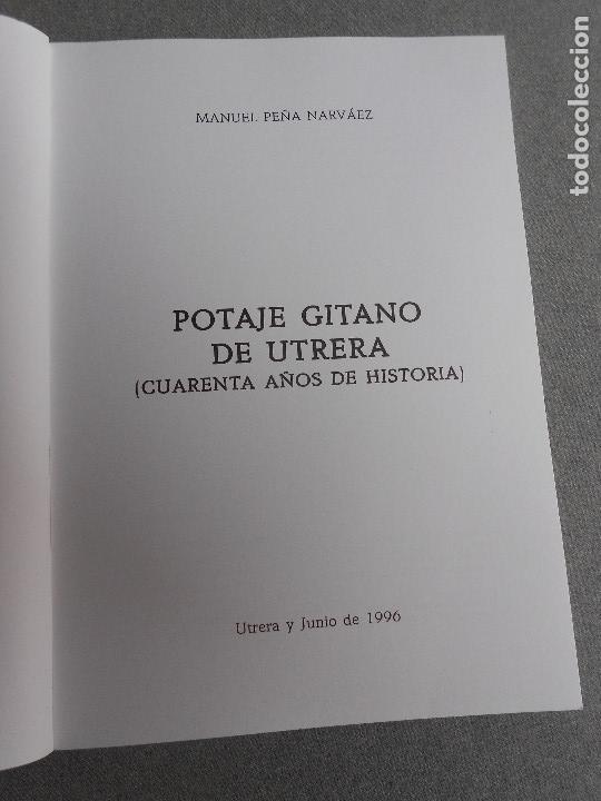 Libros de segunda mano: POTAJE GITANO DE UTRERA - Foto 2