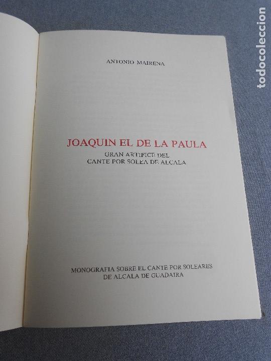 Libros de segunda mano: JOAQUIN EL DE LA PAULA - Foto 2