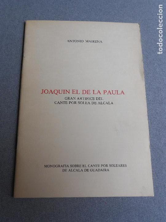 Gebrauchte B&uuml;cher: JOAQUIN EL DE LA PAULA