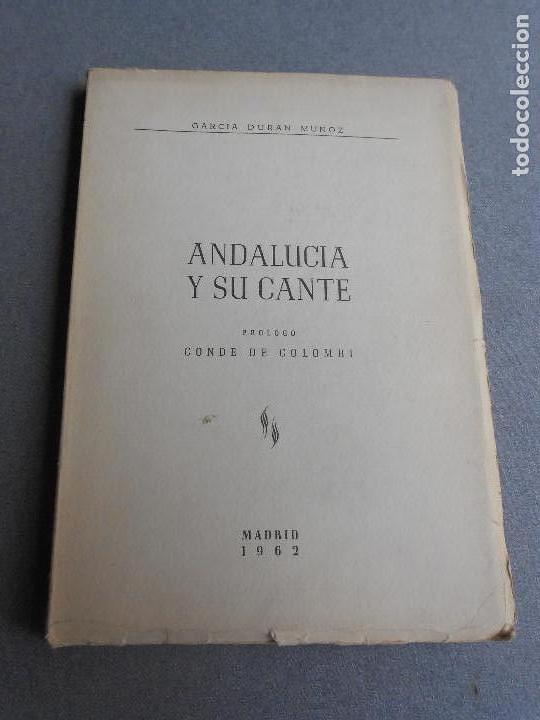 Libros de segunda mano: ANDALUCIA Y SU CANTE - Foto 1