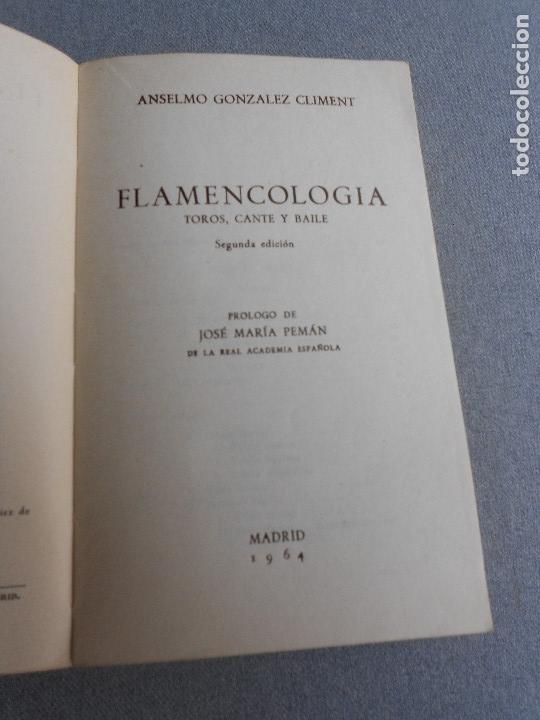 Libros de segunda mano: FLAMENCOLOGIA - Foto 3