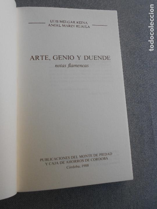 Libros de segunda mano: ARTE, GENIO Y DUENDE - Foto 2