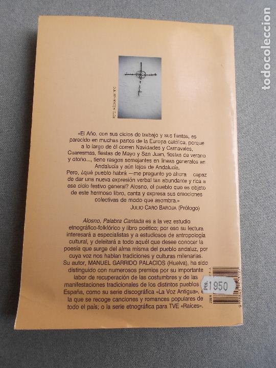 Libros de segunda mano: ALOSNO, PALABRA CANTADA - Foto 8