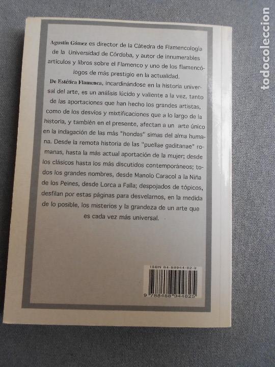 Libros de segunda mano: DE ESTETICA FLAMENCA - Foto 3