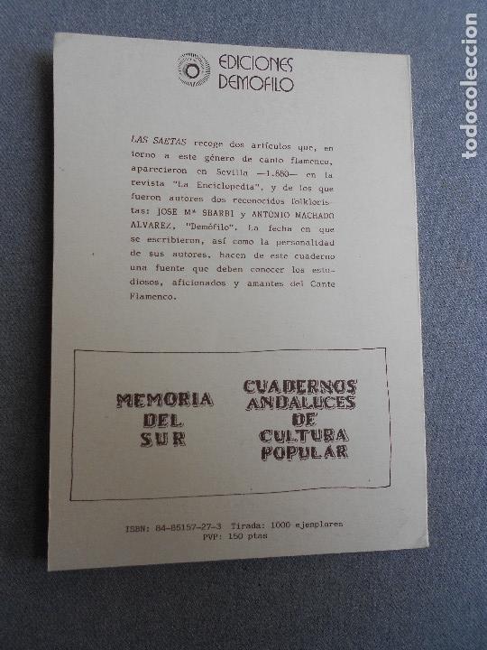 Libros de segunda mano: LAS SAETAS - Foto 5